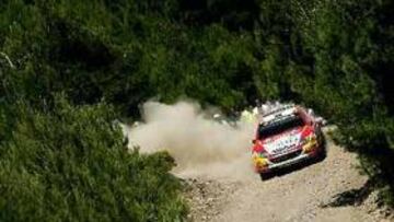 <b>RALLY ACRÓPOLIS. </b>Daniel Sordo ha ascendido en la segunda etapa de la novena a la quinta plaza.