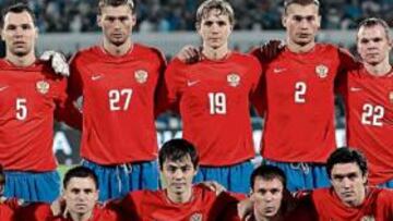 La selección rusa
