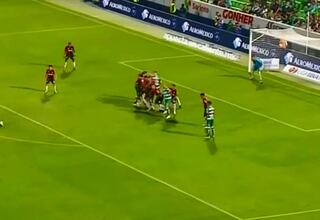 El notable gol de tiro libre que sufrió Atlas de Reyes y Hoyos