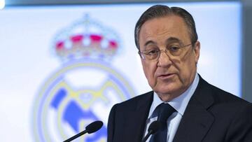 Florentino Pérez en un acto del Real Madrid.