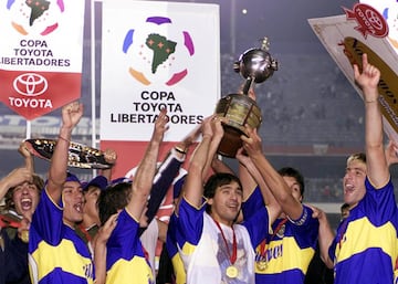 Boca Juniors se coronó campeón de la Copa Libertadores 2000 con con Óscar Córdoba, Jorge Bermúdez y Mauricio Serna