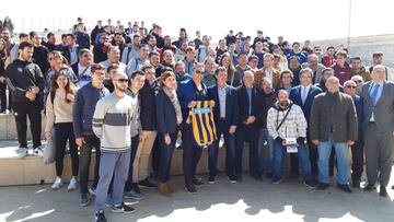 Kempes, en un acto en la Universidad Cat&oacute;lica de Valencia.