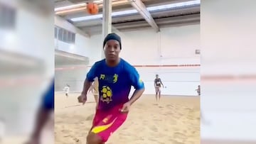 A sus 44 años, el brasileño sigue demostrando habilidades condición de un joven.