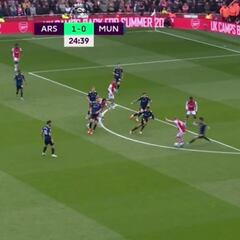 El partidazo que marca un antes y un después de Odegaard en la Premier: así 'destrozó' al United