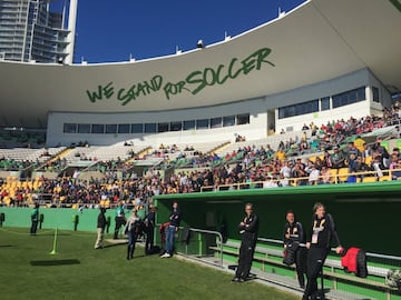 Al Lang Stadium.