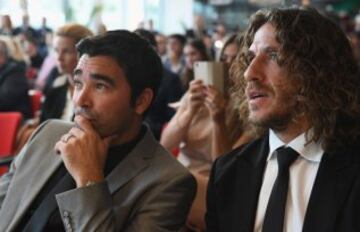 Deco y Carles Puyol. 