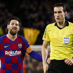 Martínez Munuera, así les fue a Athletic y Barcelona con el árbitro de la final de la Copa del Rey