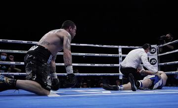 Campeonato de Europa superwélter. Lejarraga contra Jack Flatley. Kerman retiene el cetro continental.