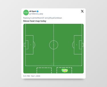 Los memes se ceban con Messi tras la goleada del Al-Nassr