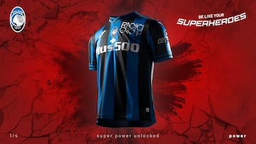 Nueva camiseta de Atalanta para la temporada 2022/23.