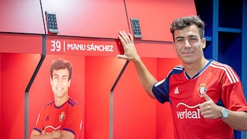 Manu Sánchez, tercera cesión en Osasuna tras renovar en el Atleti