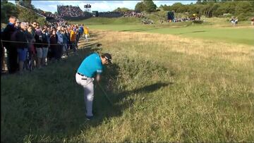 ¡¡Wooow!! Rahm a lo Seve: golpe brutal para bordear el bunker