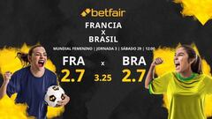 Francia vs. Brasil: horario, TV, estadísticas, clasificación y pronósticos del Mundial Femenino 2023