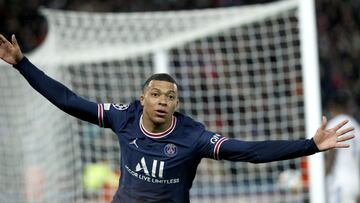 15/02/22 PARTIDO OCTAVOS CHAMPIONS LEAGUE PSG - REAL MADRID ALEGRIA GOL 1-0 KYLIAN MBAPPE PARIS SAINT GERMAIN