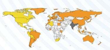 ¿En qué países ganó Gustavo Petro el voto exterior y qué porcentaje tuvo Hernández?