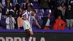 VALLADOLID, 16/09/23. PHOTOGENIC. PARTIDO DE LA LIGA HYPERMOTION ENTRE EL REAL VALLADOLID C.F. Y EL CARTAGENA. GOL DE CEDRIC