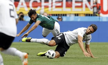 México fue superior a Alemania en los primeros 45 minutos
