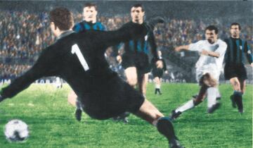 TEMPORADA 65/66 INTER - REAL MADRID GOL DE AMANCIO