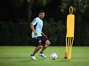 Primer entrenamiento en campo de la Selección Colombia de cara al amistoso ante Paraguay en Fort Lauderdale.