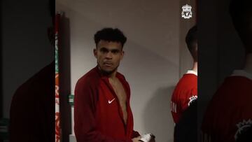 “¡Vamos!”, así celebra Luis Díaz el triunfo de Liverpool