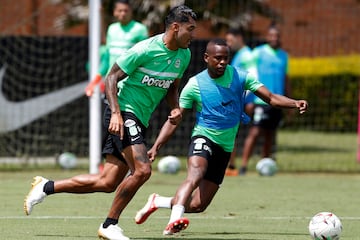 Imágenes del entrenamiento de Atlético Nacional previo al clásico con Independiente Medellín.