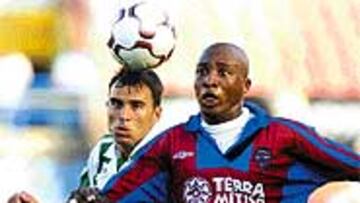 <b>SE ESCAPÓ</B>. Congo no fue el salvador de otros partidos para el Levante.