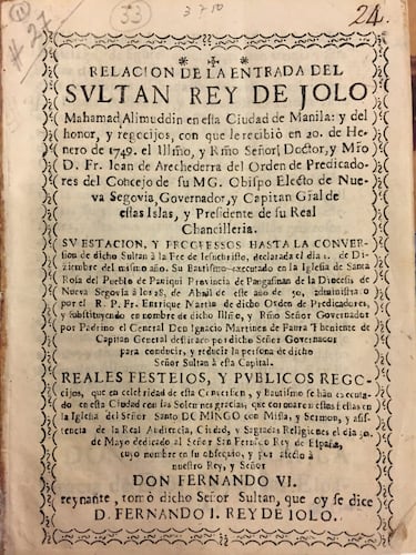 Los herederos del histórico Sultán de Joló casi le ganan a España 15.000 millones de euros: la razón, un contrato ‘olvidado’ de 1878