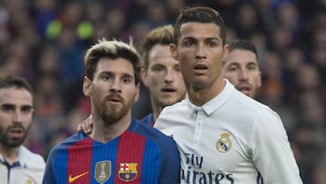 Leo Messi y Cristiano Ronaldo.