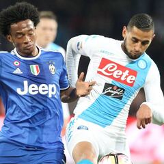 Cuadrado juega 30' en el empate de la 'Juve' ante Napoli