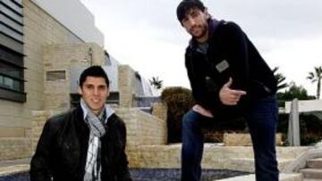 <b>PAREJA DE ORO. </b>Jordá y Pallardó han establecido una sociedad muy productiva sobre el césped.