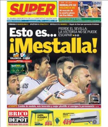 Portadas de la prensa deportiva