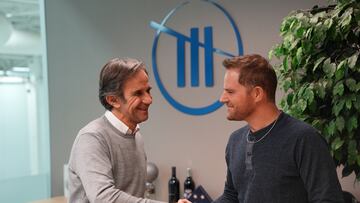 Davide Brivio, jefe de equipo, y Justin Marks, due?o de Trackhouse.