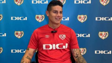 James da detalles de su llegada al Rayo Vallecano.