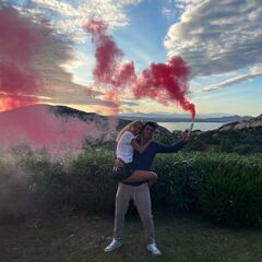 Princesa, por sorpresa. Alice Campello y Álvaro Morata desvelan el sexo de su bebé