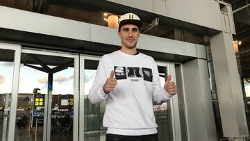 Ignasi Miquel hace siete meses cuando fichó por el Málaga