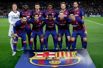 Equipo del Barcelona.