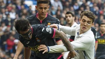 Hern&aacute;n P&eacute;rez junto a Mateo Kovacic.
 