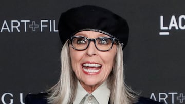 FILE PHOTO: Actor Diane Keaton poses at the LACMA Art+Film Gala in Los Angeles, California, U.S. November 6, 2021. REUTERS/Mario Anzuoni/File Photo