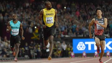 Usain Bolt remonta una salida difícil y domina su serie: 10.07