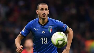 Bonucci con Italia.