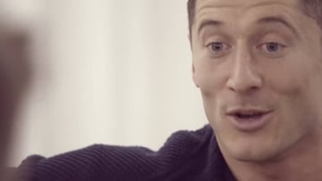 La cara de Lewandowski cuando habla de Guardiola lo dice todo: tremendo