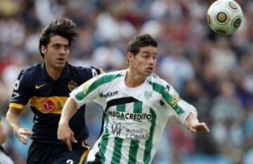 En 2008, James llegó a Argentina para jugar con Banfield. Un año después, fue campeón con 'El Taladro'.