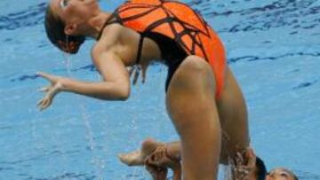 <strong>BELLEZA.</strong> En la natación sincronizada se ven algunas de las figuras más bellas del deporte.