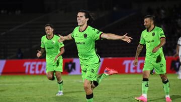 Diego Campillo celebrates his goal 2-0 of Juarez during the game FC Juarez vs Pumas UNAM, corresponding to Round 05 of the Torneo Apertura 2023 of the Liga BBVA MX, at Olimpico Benito Juarez Stadium, on August 22, 2023.
<br><br>
Diego Campillo celebra su gol 2-0 de Juarez durante el partido FC Juarez vs Pumas UNAM, correspondiente a la Jornada 05 del Torneo Apertura 2023 de la Liga BBVA MX, en el Estadio Olimpico Benito Juarez, el 22 de Agosto de 2023.