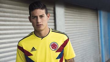 James ya luce la nueva camiseta de la Selección para Rusia 2018