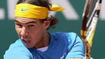 <b>PALIZA. </b>Nadal abrió la defensa del título con paliza a De Bakker.