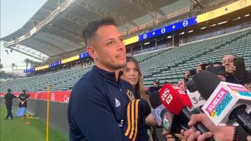 El delantero mexicano elogi&oacute; a sus compa&ntilde;eros y dijo sentirse de maravilla en Los &Aacute;ngeles previo al inicio de la temporada 2020 de la MLS.