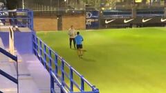 Salvio ya se entrena con Boca