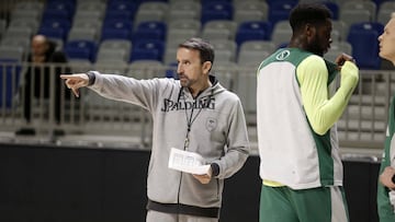 Joan Plaza durante un entrenamiento.