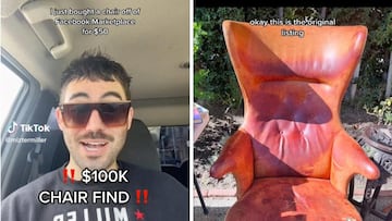 Un hombre en California vendió una silla a $85 mil que le costó solo $50